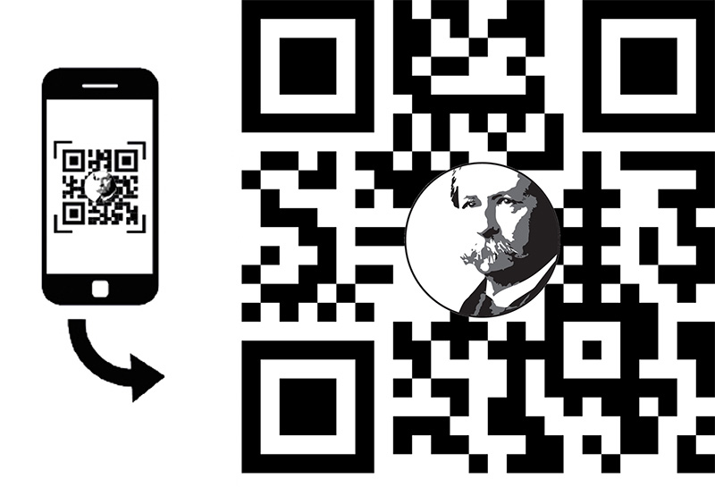 Example of QR code on MWM product (link to MWM website)